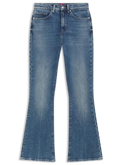 SKINNY-FIT JEANS IN BLUE STRETCH DENIM