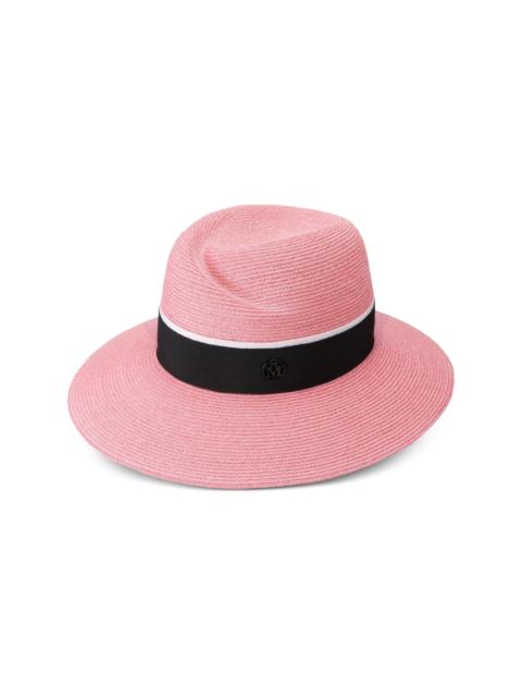 Virginie straw fedora hat
