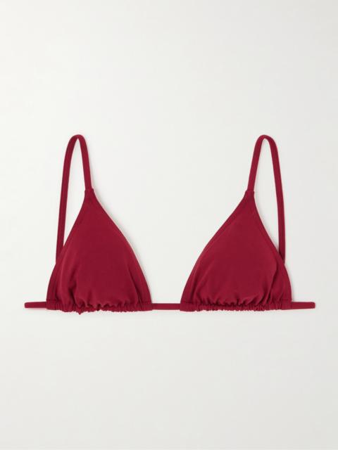 Les Essentiels Mouna Ribbed Triangle Bikini Top