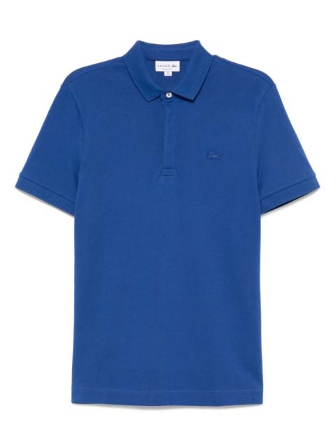 logo-appliqué polo shirt