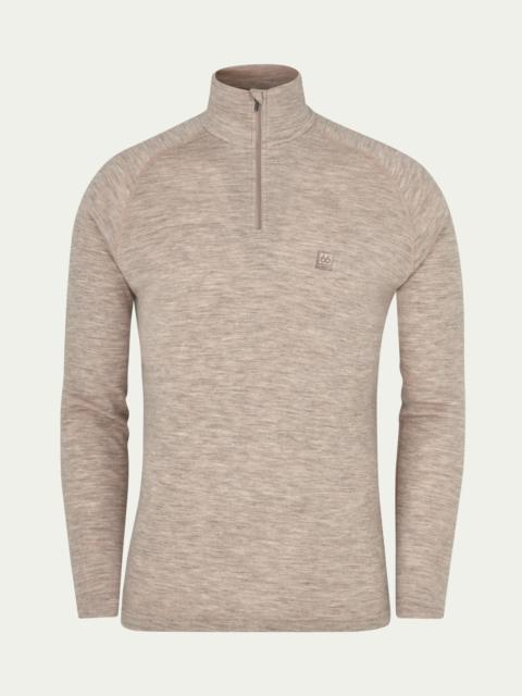 Básar Merino wool zipneck