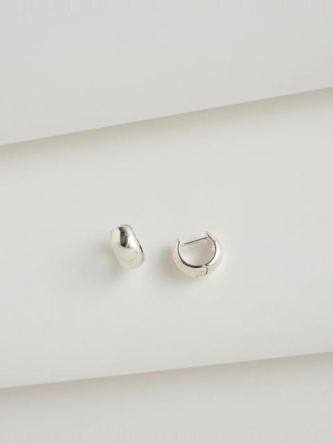 Demi-Fine Chunky Huggie Hoop Earrings