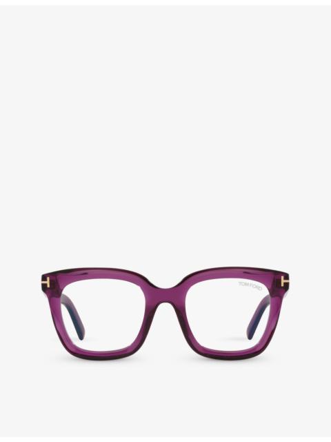 TR001663 FT5880-B square-frame acetate glasses