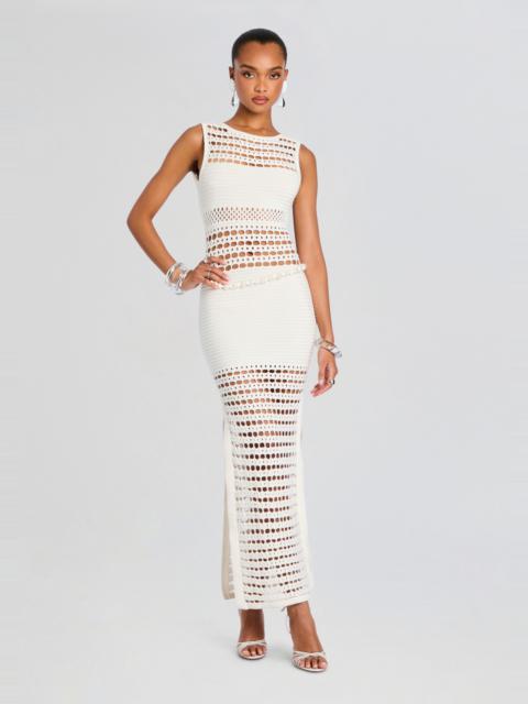 KYLAN KNIT CROCHET DRESS