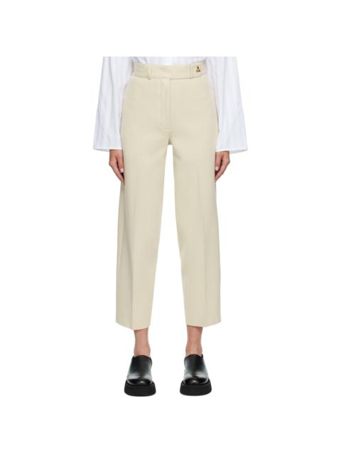 Beige Madeleine Trousers
