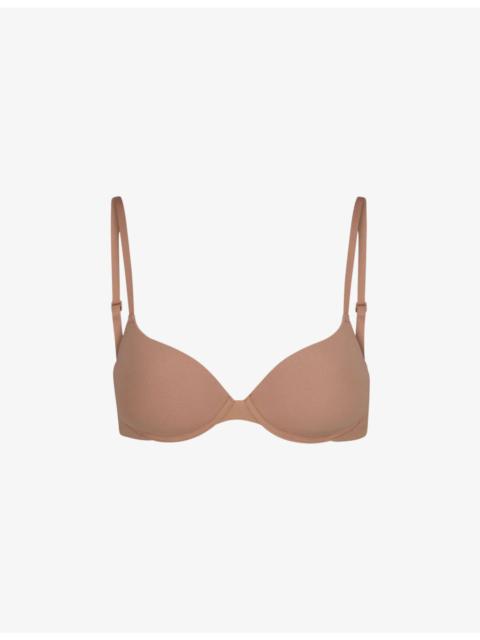 Fits Everybody padded push-up stretch-woven bra