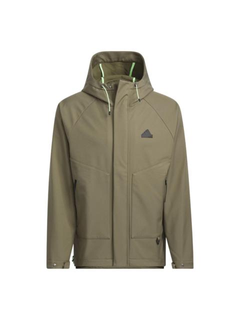 adidas City Escape Jacket Asia Sizing 'Green' JE8574