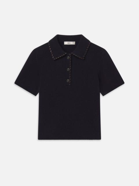 The Leather Stitch Polo