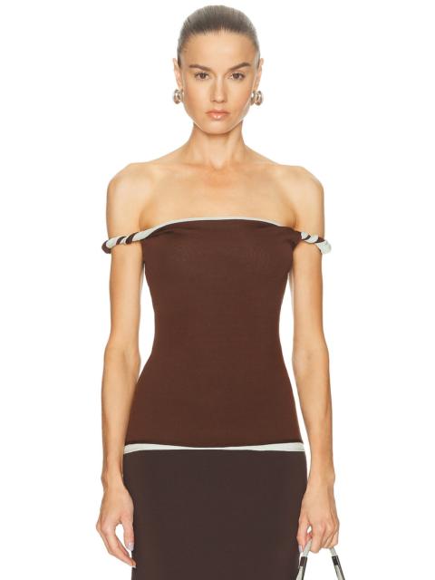 Elia Off Shoulder Twist Top