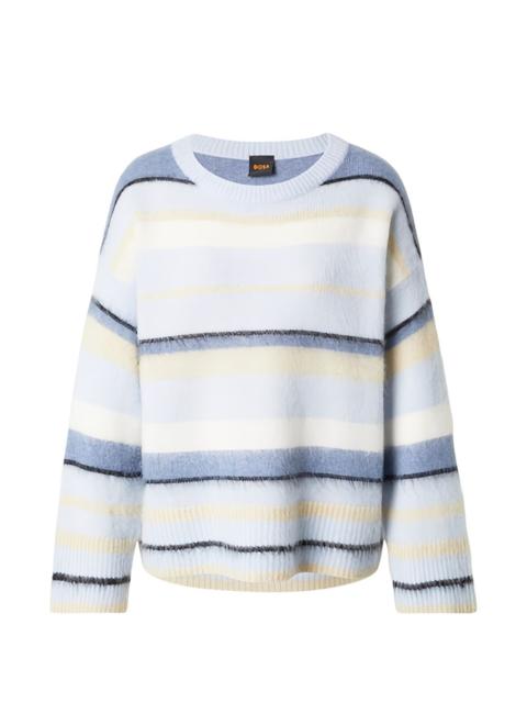 C_Fosset striped round-neck sweater