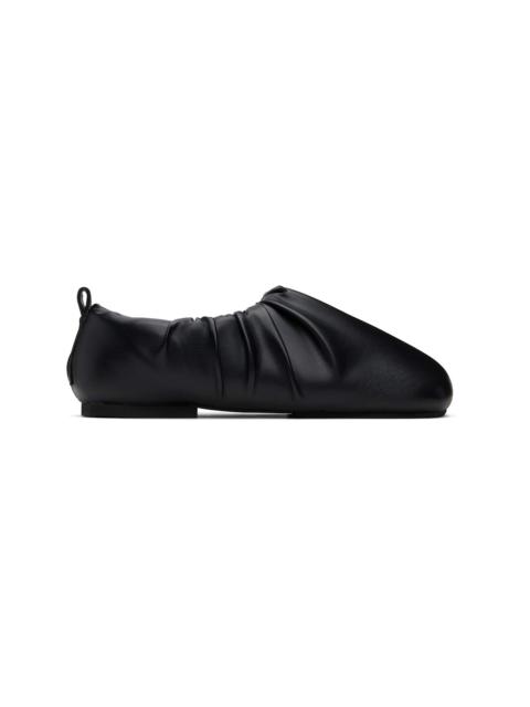 Black Wrinkle Loafers