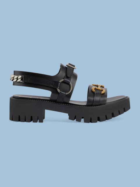 Women's sandal with Horsebit