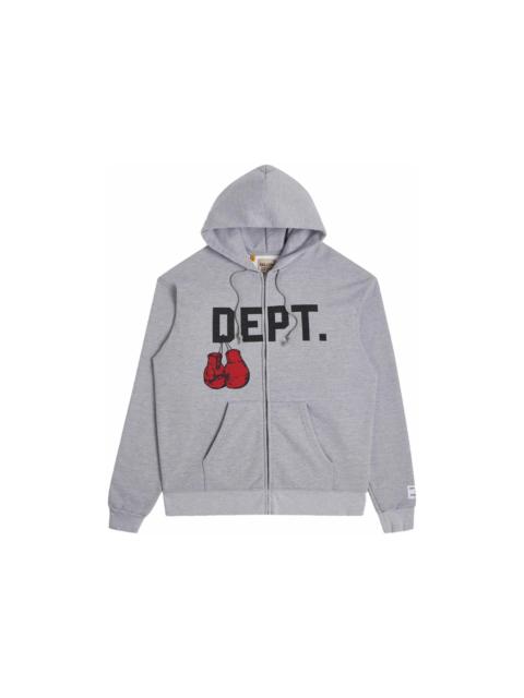 Gallery Dept. Boxing Merch Zip Hoodie Heather Grey