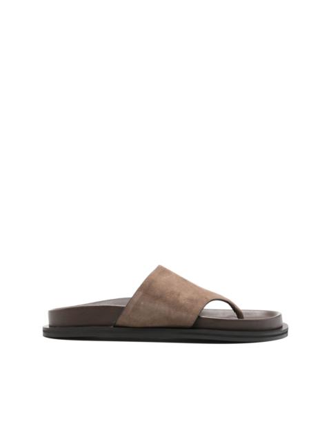 Imara suede flat sandals