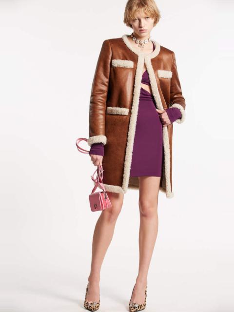 FAUX SHEARLING COAT