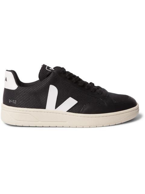 V-12 Leather-Trimmed B-Mesh Sneakers