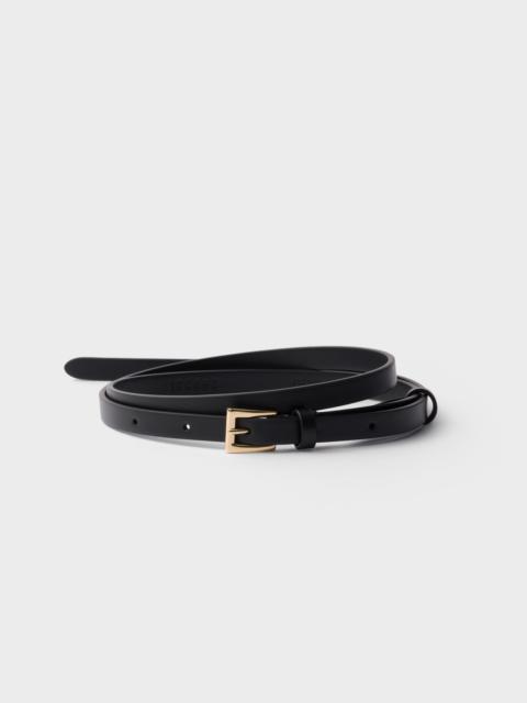 Leather belt