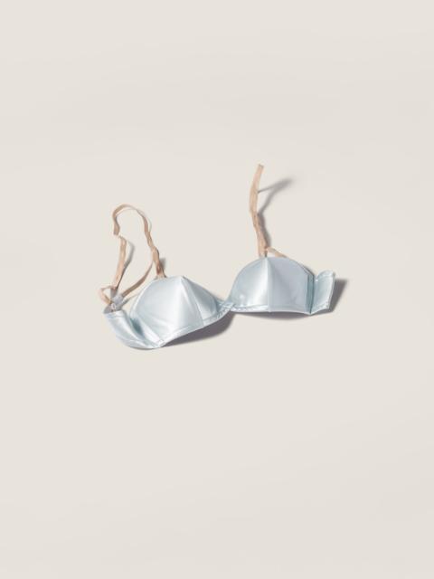 Satin bra