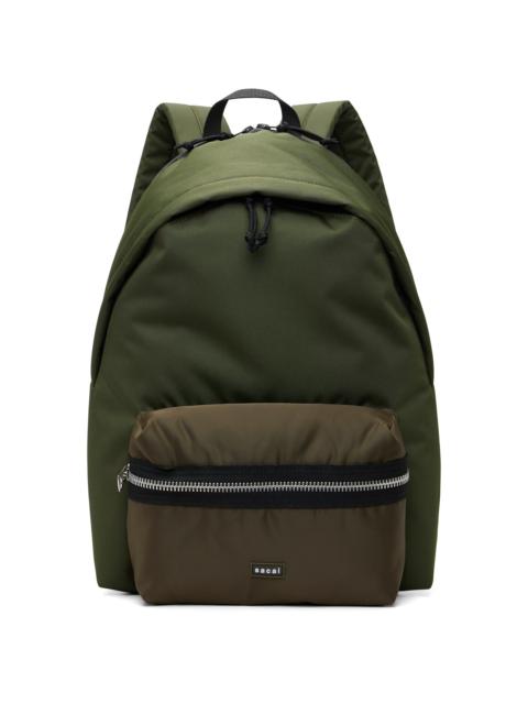 Khaki Pocket Backpack