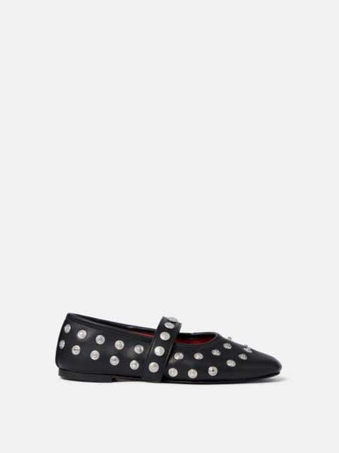 Ryder Popper-Studded Ballet Flats