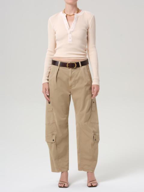 Drea Waffle Henley
In Shrimp