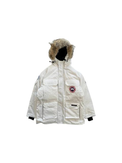 Canada Goose PBI Expedition Red Label Parka Jacket White