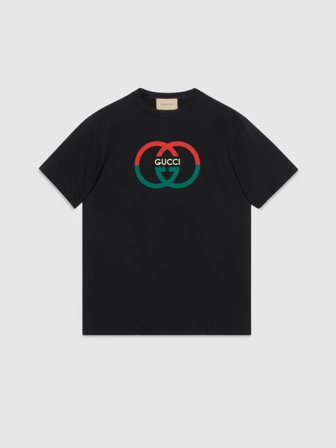 Cotton jersey printed T-shirt