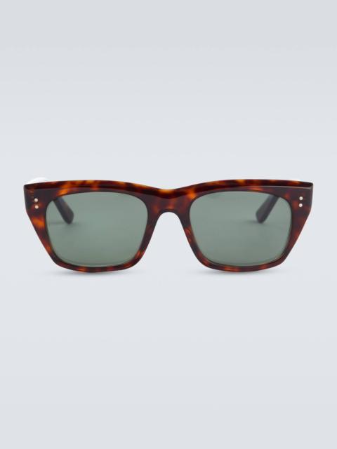 Rectangular acetate sunglasses