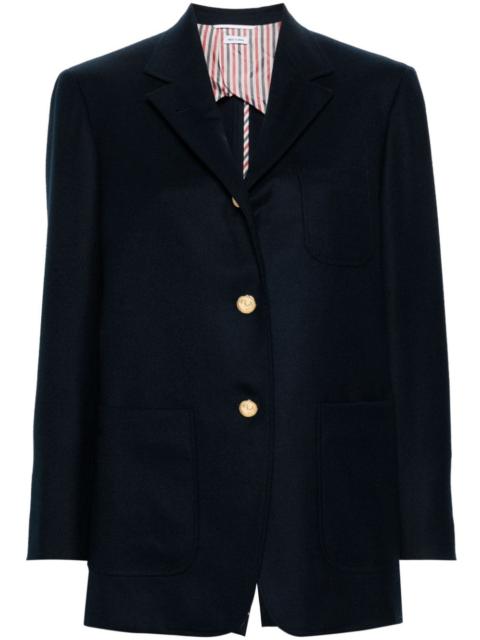 single-breasted wool blazer