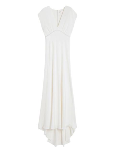 Burano V-neck embellished maxi dress