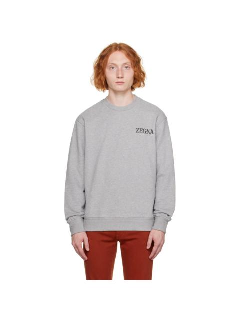 Gray Bonded Sweatshirt