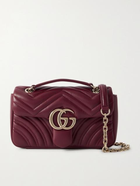Gg Marmont 2.0 Quilted Leather Shoulder Bag
