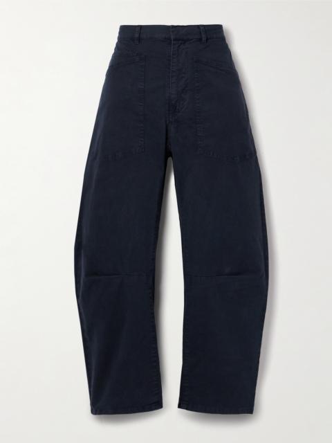 Shon Cotton-blend Twill Tapered Pants