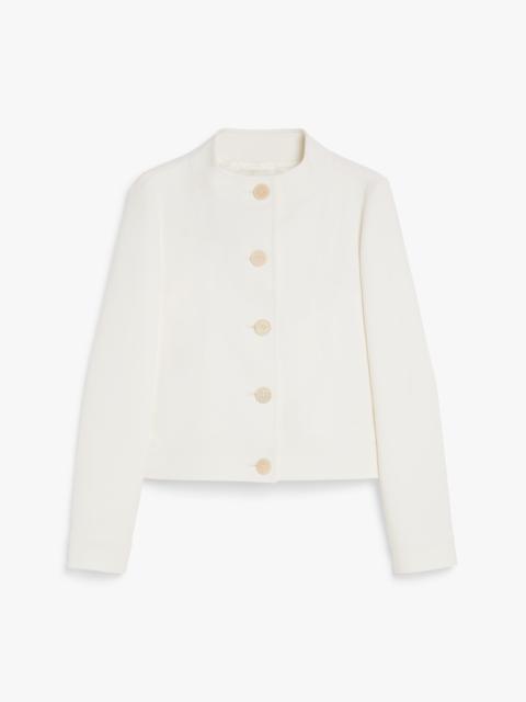 LAMINE Wool canvas cropped jacket