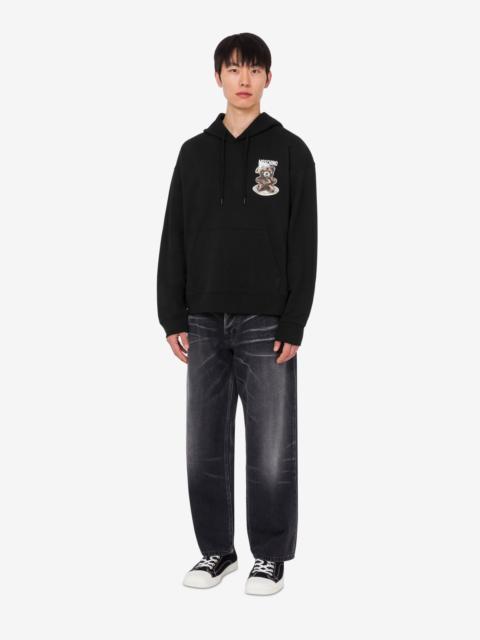 MOSCHINO TEDDY BEAR ORGANIC COTTON SWEATSHIRT