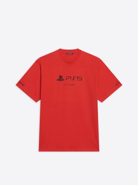 Playstation™ Boxy T-shirt in Red/black