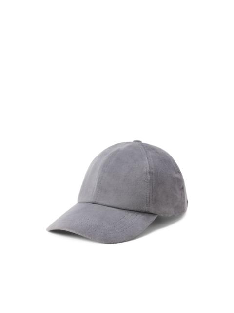 suede ball cap