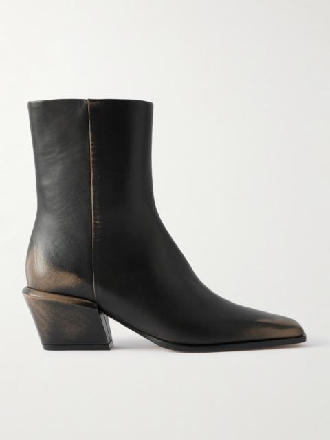 Bettina Leather Ankle Boots