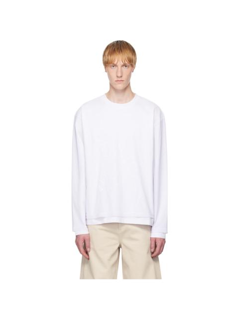 White Deceptae Long Sleeve T-shirt