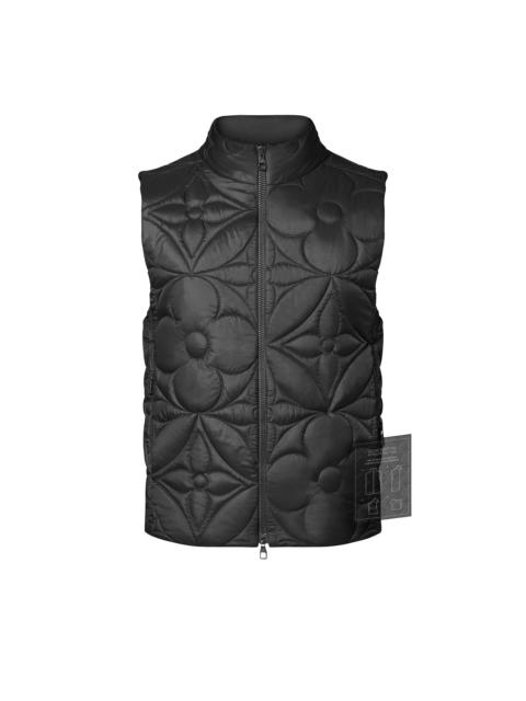 LVSE Padded Monogram Flower Gilet
