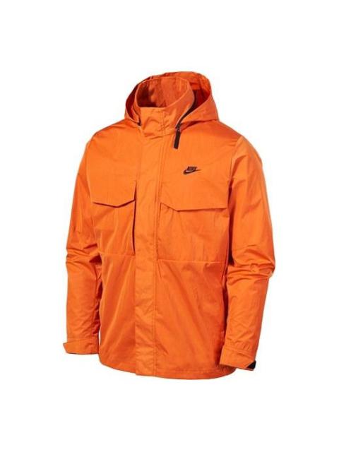 Nike Premium Essentials M65 Unlined Logo Jacket 'Orange' DC6771-893