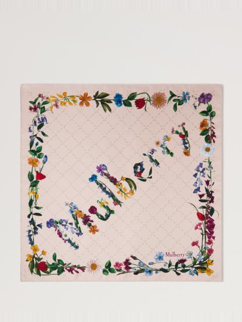 Wild Floral Square
Blossom Pink Silk Twill