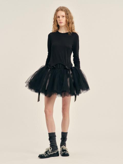 Bow Tail Easy Long Sleeve T-Shirt