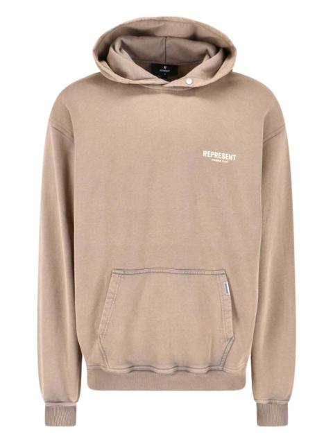 logo-print hoodie