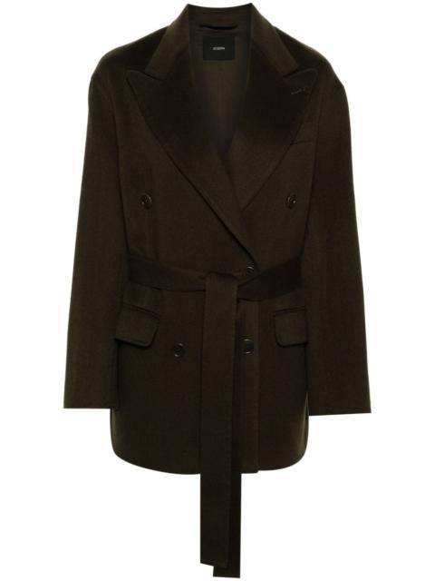 double-breasted blazer