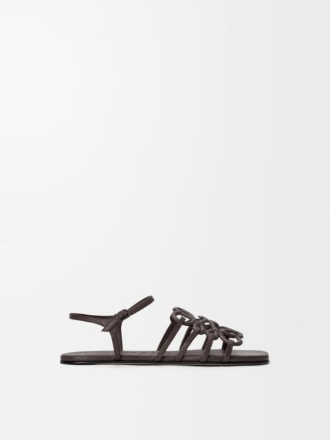 Petal Anagram sandal in calfskin