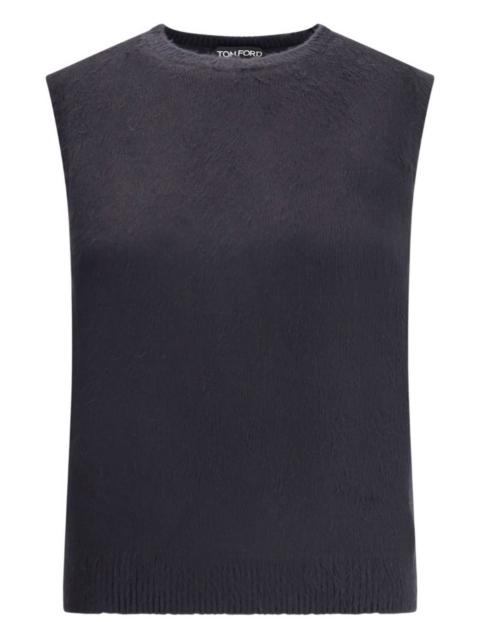 crew-neck tank top