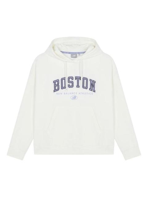 (WMNS) New Balance Sport Hoodie 'White' 5CC17162-IV