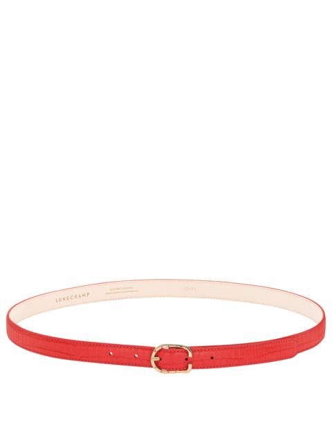 Ladies' belt Vermilion - Leather