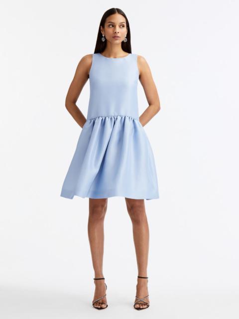 SILK DROP WAIST COCKTAIL DRESS